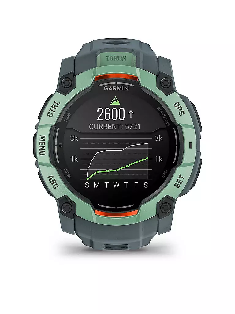 GARMIN | GPS-Multisport-Smartwatch Instinct® 3 50mm Amoled | hellgrün