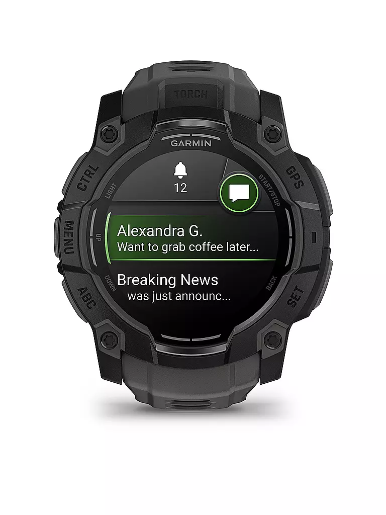 GARMIN | GPS-Multisport-Smartwatch Instinct® 3 50mm Amoled | hellgrün