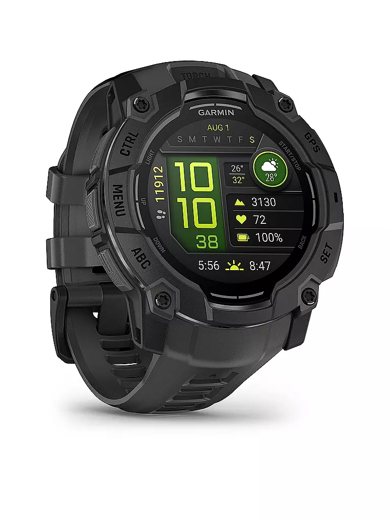 GARMIN | GPS-Multisport-Smartwatch Instinct® 3 50mm Amoled | schwarz