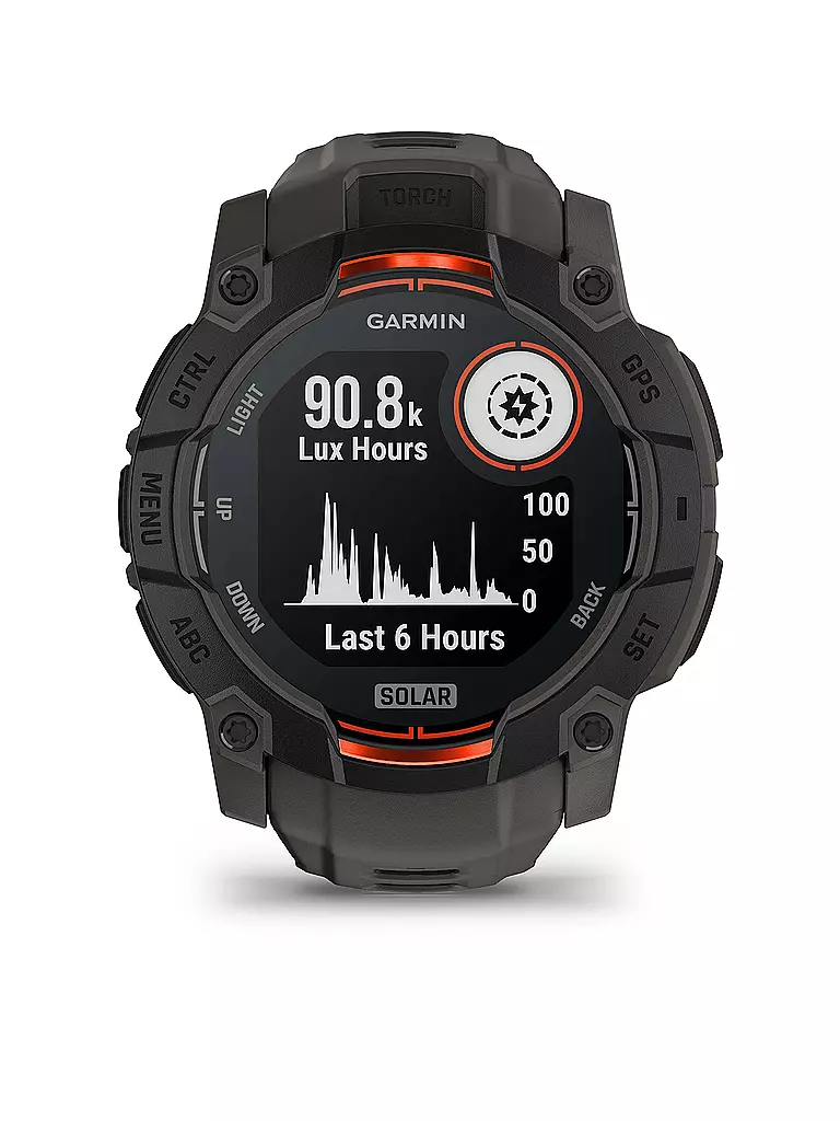 GARMIN | GPS-Multisport-Smartwatch Instinct® 3 50mm Solar | schwarz