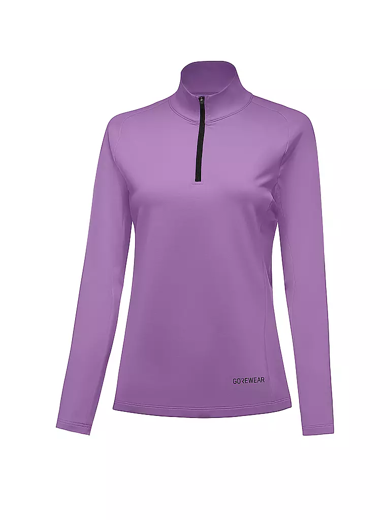 GOREWEAR | Damen Laufshirt Everyday 1/4 Zip | lila