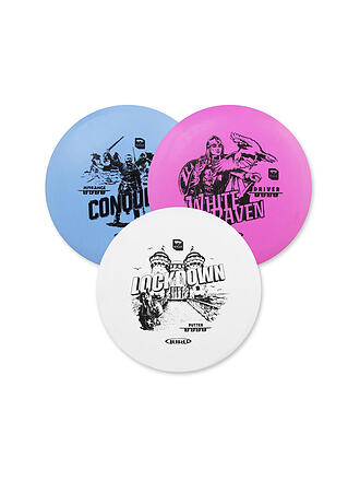 GURU | Disc Golf Starter-Set, 3-teilig