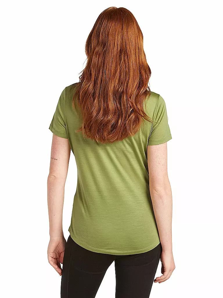 ICEBREAKER | Damen Funktionsshirt Across 125 Cool | olive