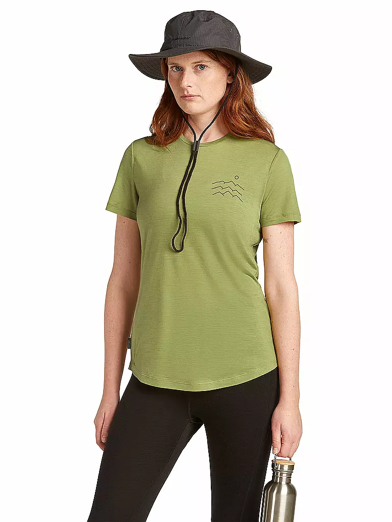 ICEBREAKER | Damen Funktionsshirt Across 125 Cool | olive