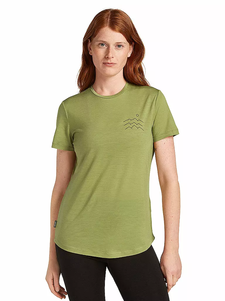 ICEBREAKER | Damen Funktionsshirt Across 125 Cool | olive