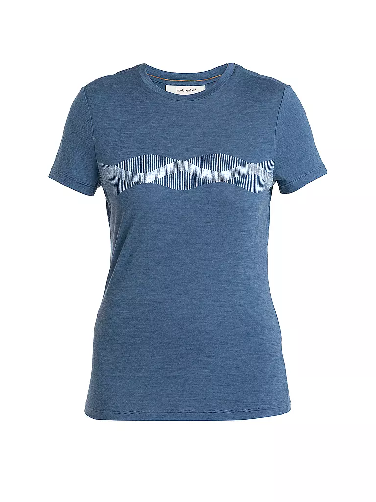 ICEBREAKER | Damen Funktionsshirt Merino 150 Tech Lite III Mount | blau