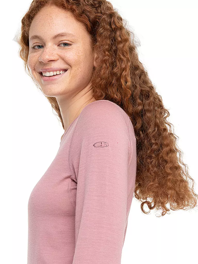 ICEBREAKER | Damen Funktionsshirt Merino 200 Oasis LS | rosa