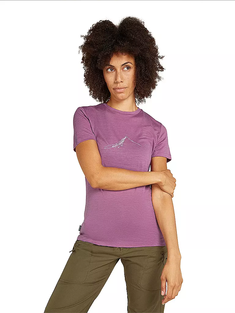 ICEBREAKER | Damen Funktionsshirt South Tech Lite3 150 | rosa