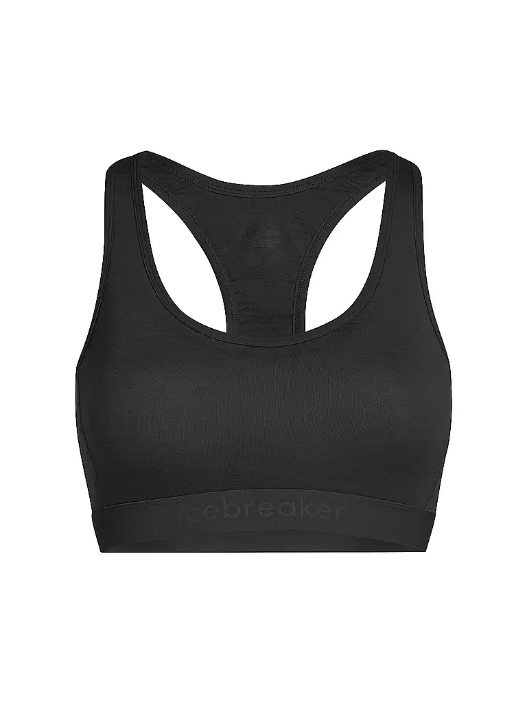 ICEBREAKER | Damen Sport-BH ZoneKnit Racerback | schwarz