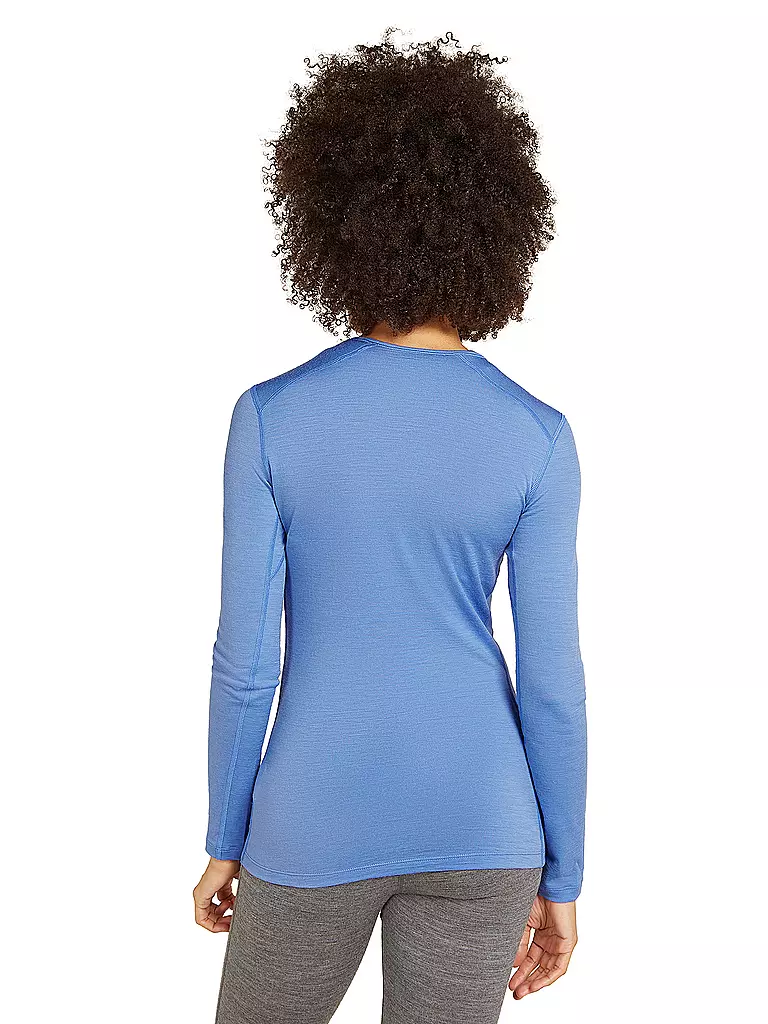 ICEBREAKER | Damen Unterzieh Shirt Oasis 200 | blau