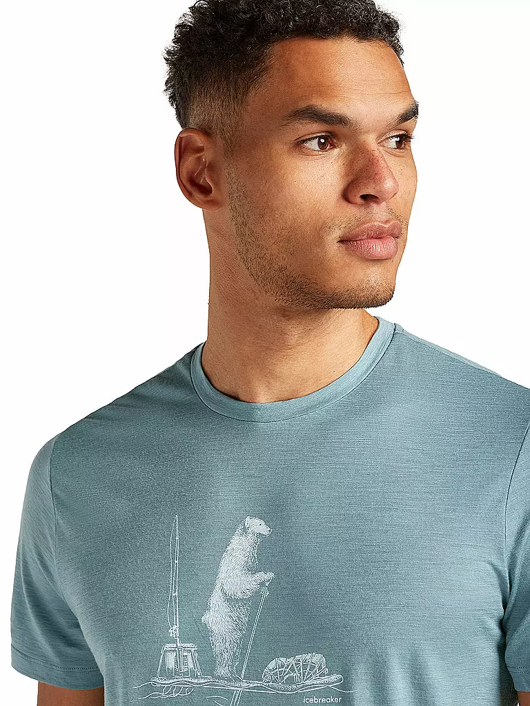 ICEBREAKER | Herren Funktionsshirt Paddle 150 Tech | grau