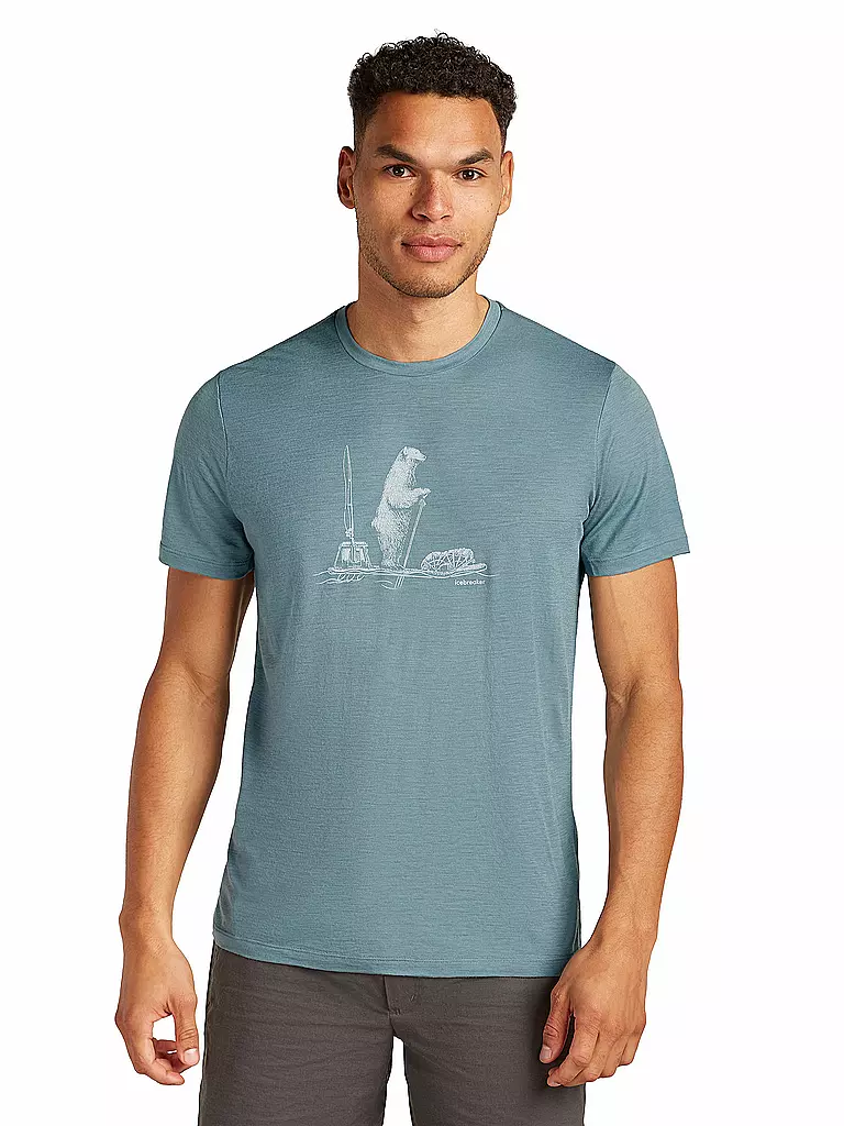 ICEBREAKER | Herren Funktionsshirt Paddle 150 Tech | grau