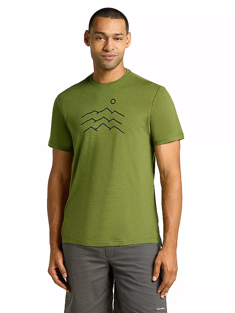 ICEBREAKER | Herren Funktionsshirt Sphere 125 Cool | olive