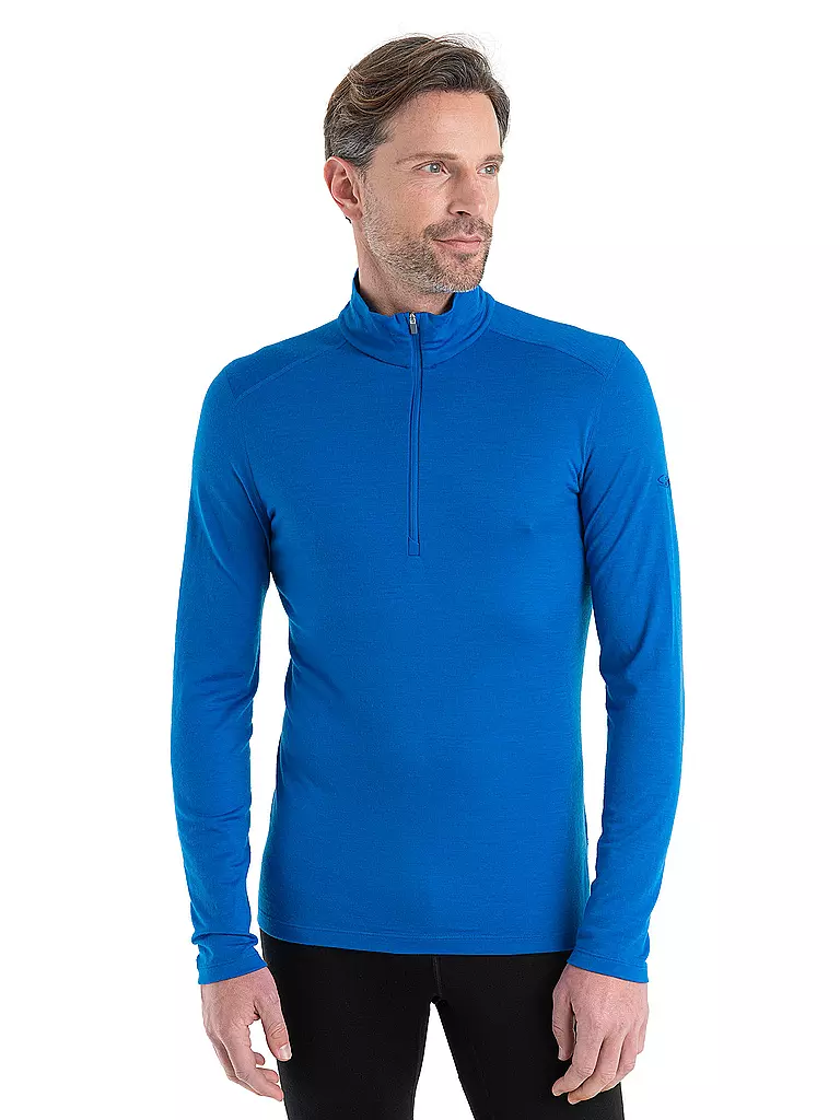 ICEBREAKER | Herren Tourenshirt Merino 200 Oasis LS Half Zip | blau