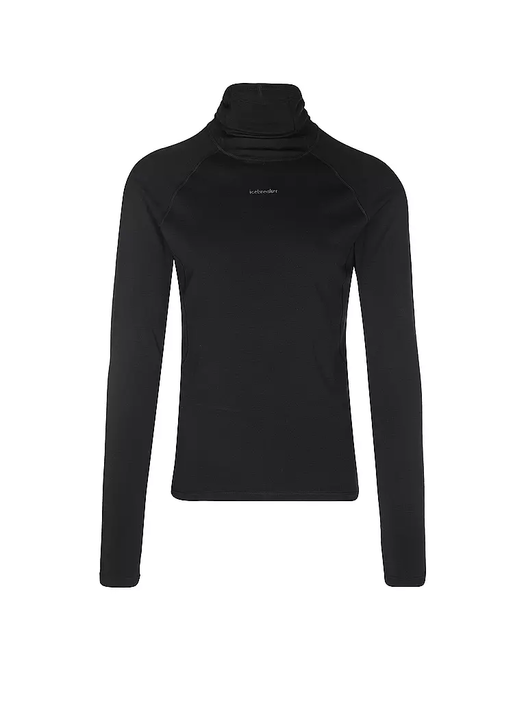 ICEBREAKER | Herren Unterziehshirt Merinofine Polar 300 Rollneck | schwarz