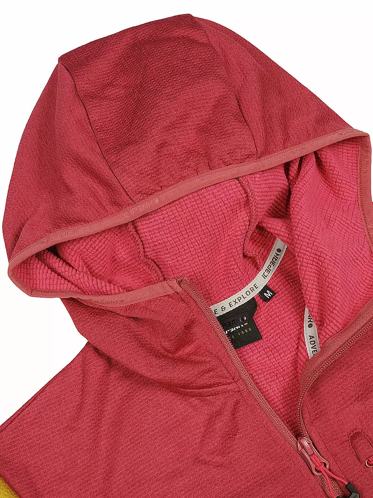 ICEPEAK | Damen Fleecejacke Banks Hoodie | senf