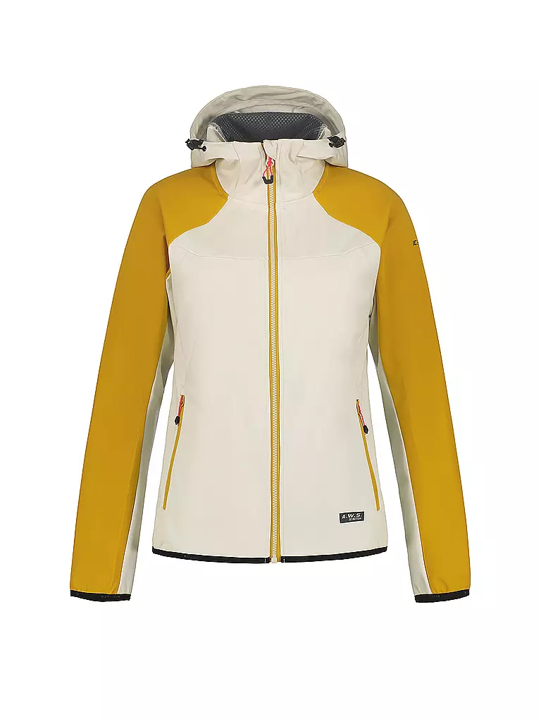 ICEPEAK | Damen Softshelljacke Braden Hoodie | creme