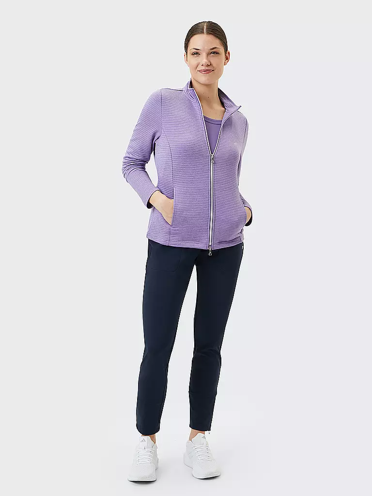 JOY | Damen Fitnessjacke Peggy | lila