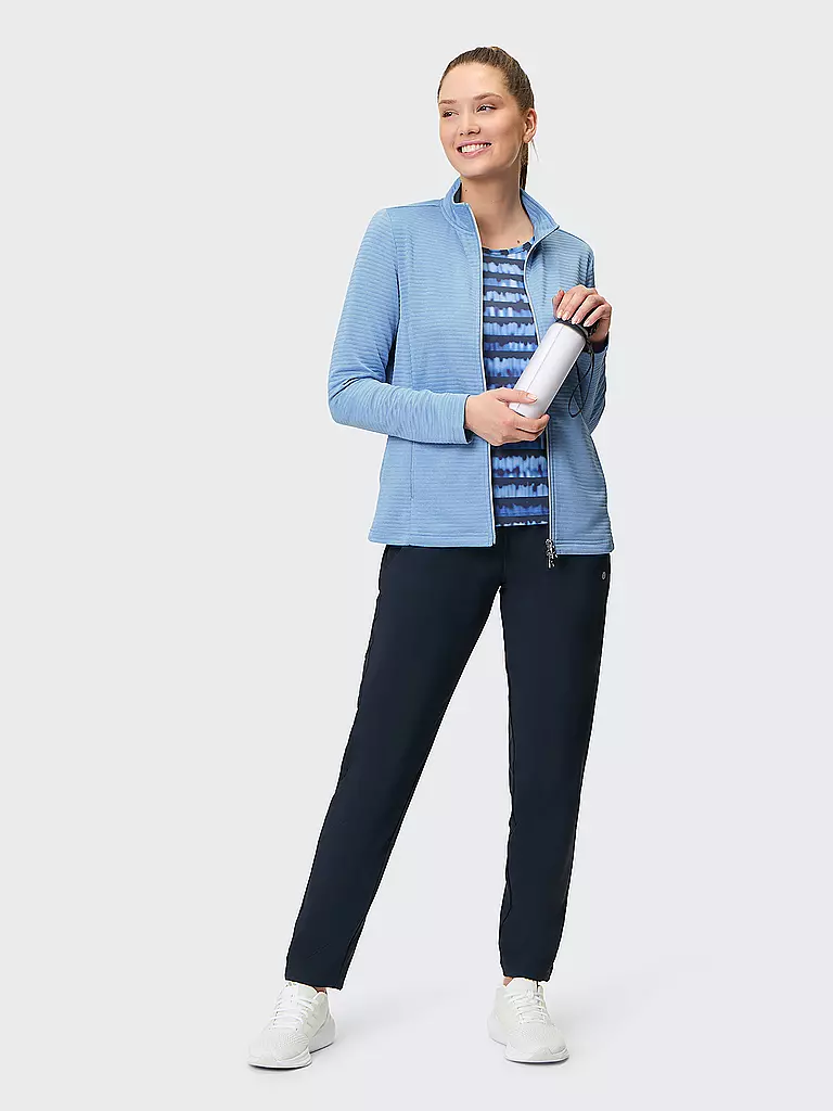 JOY | Damen Fitnessjacke Peggy | hellblau