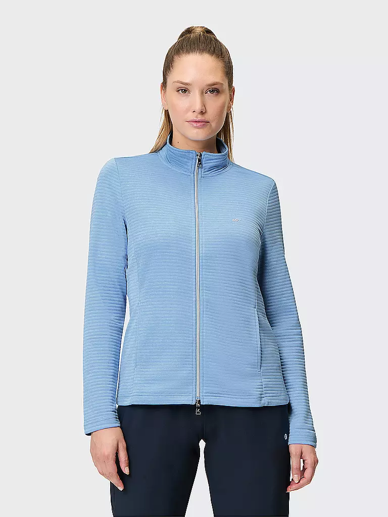 JOY | Damen Fitnessjacke Peggy | hellblau