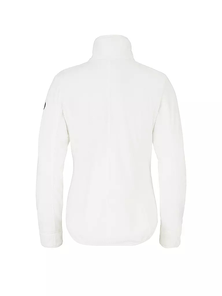 JOY | Damen Fleecejacke Malena Flausch | weiss