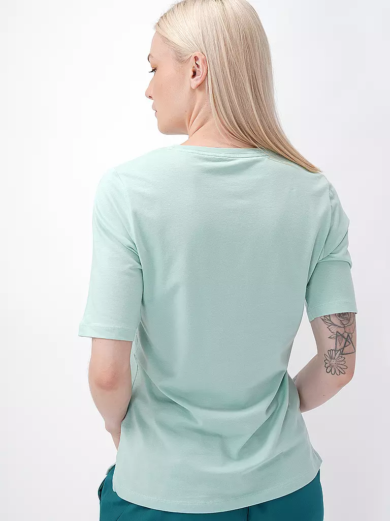 JOY | Damen T-Shirt Melanie Flower Print | mint