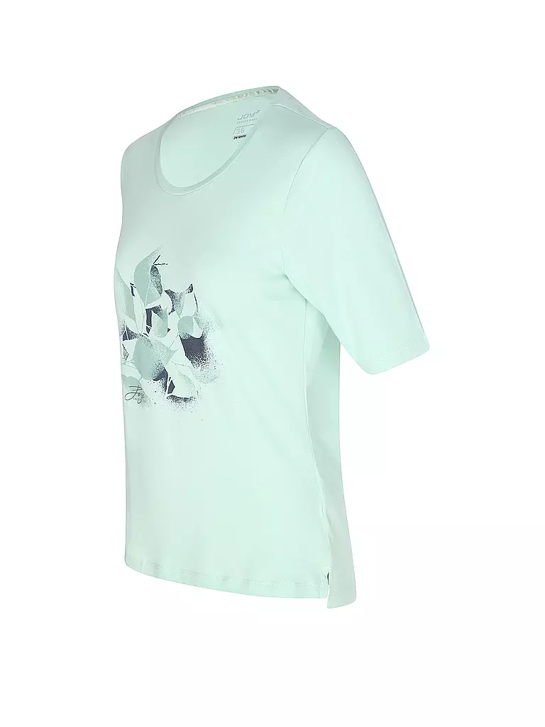 JOY | Damen T-Shirt Melanie Flower Print | weiss