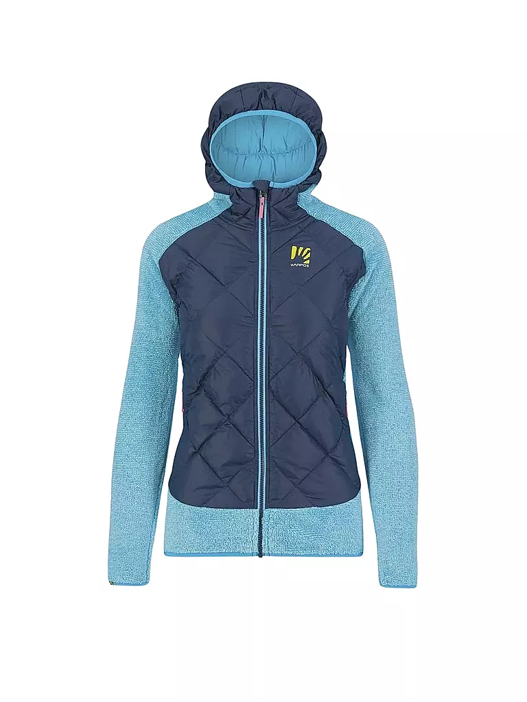 KARPOS | Damen Iso Hybridjacke Marmarole Hoodie | dunkelblau