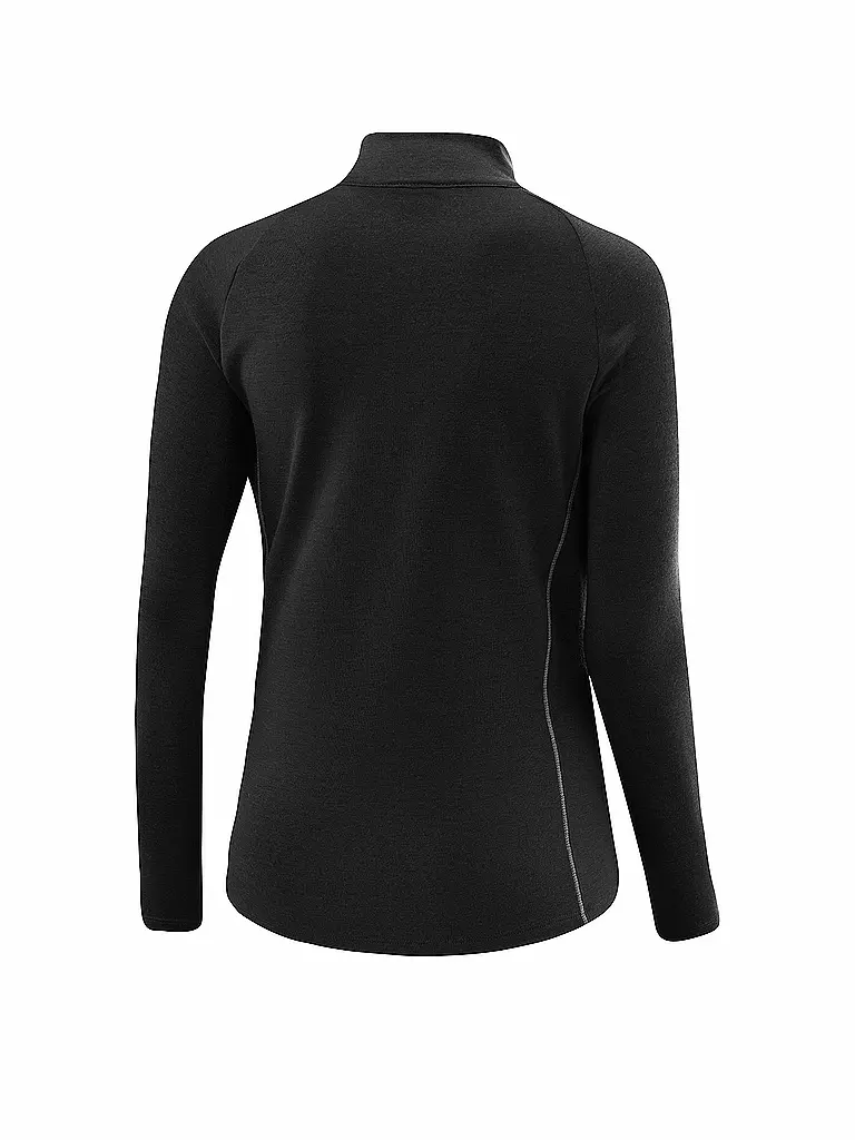 LÖFFLER | Damen Langlaufshirt Midlayer transtex® Merino | schwarz