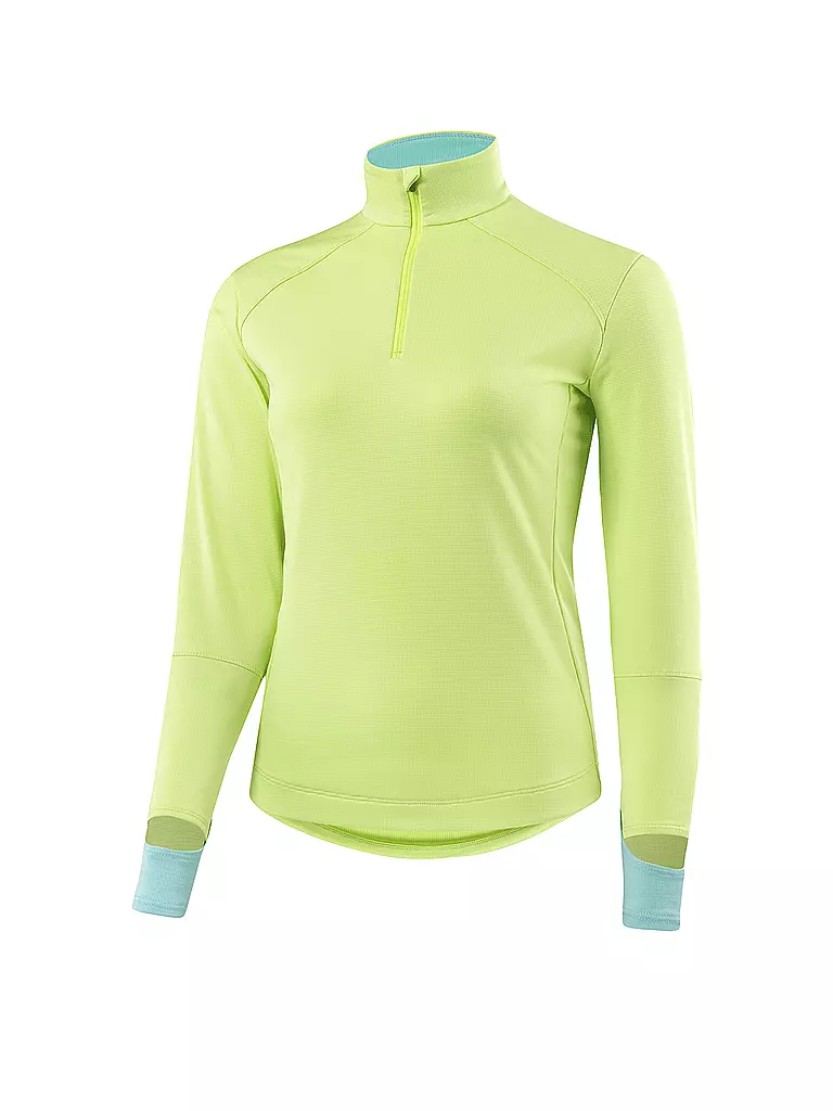 LÖFFLER | Damen Langlaufunterziehshirt Midlayer Tech Stretch | hellgrün