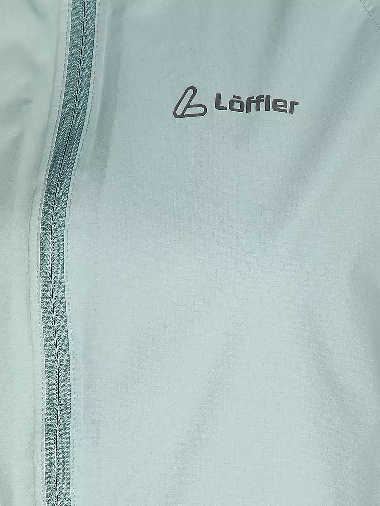 LÖFFLER | Damen Radjacke WPM Pocked CF Hoodie | hellgrün