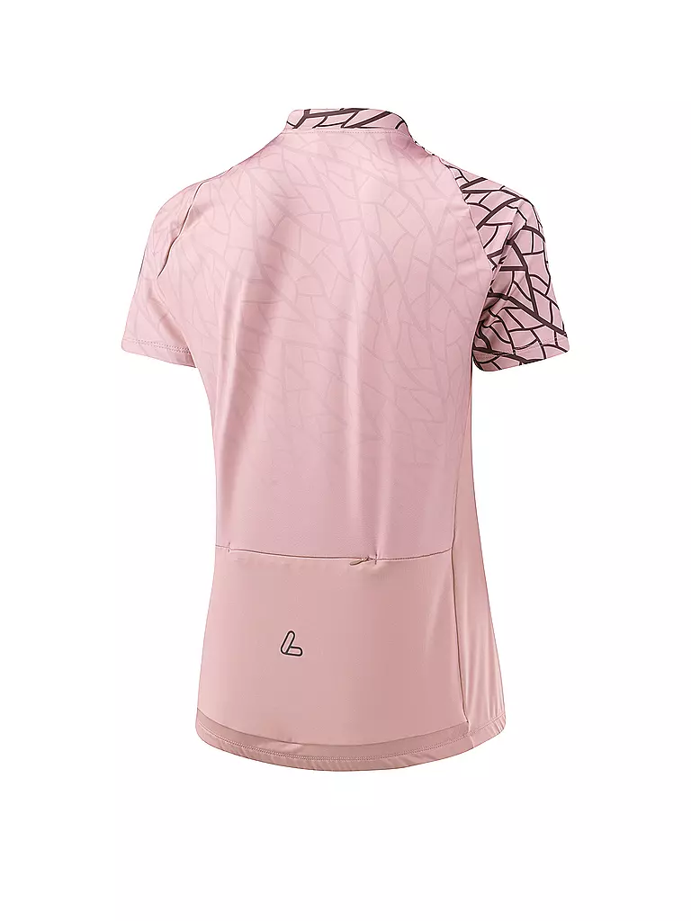 LÖFFLER | Damen Radtrikot Lively Mid FZ | rosa