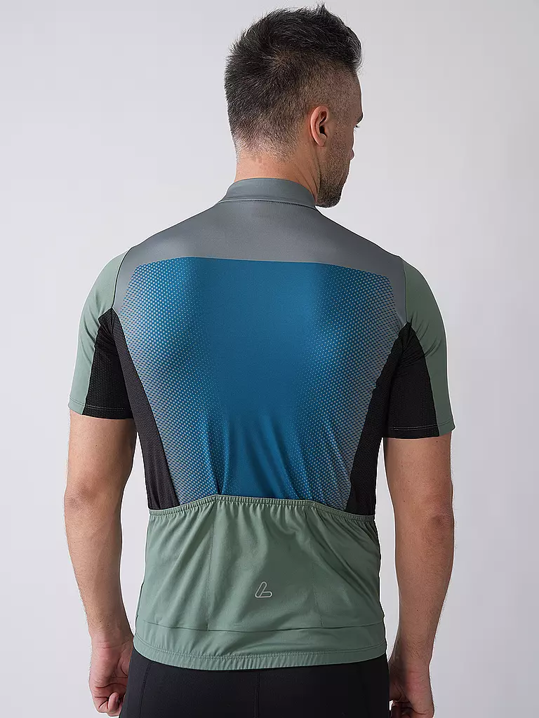 LÖFFLER | Herren Radtrikot Grady Mid FZ | blau