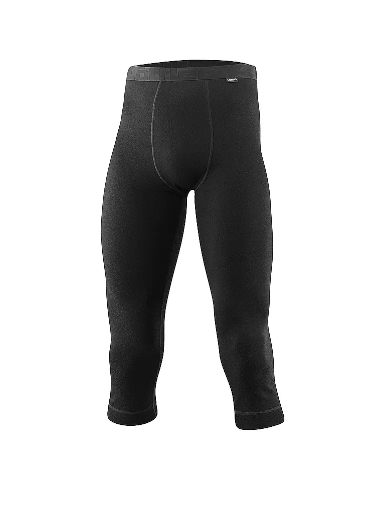 LÖFFLER | Herren Unterziehhose TRANSTEX® Merino | schwarz