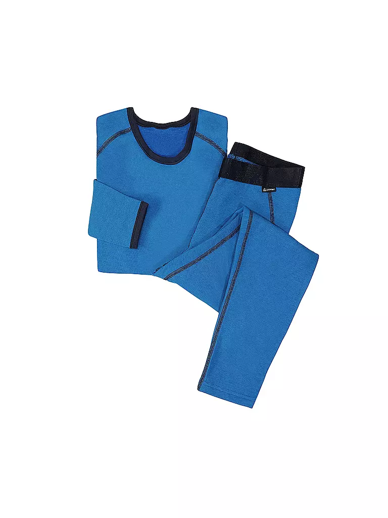 LÖFFLER | Kinder Funktionsunterwäsche-Set TRANSTEX® WARM | blau