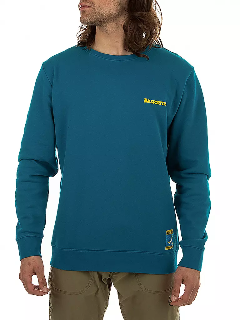 LA SPORTIVA | Herren Klettersweater Climbing on the Moon | petrol