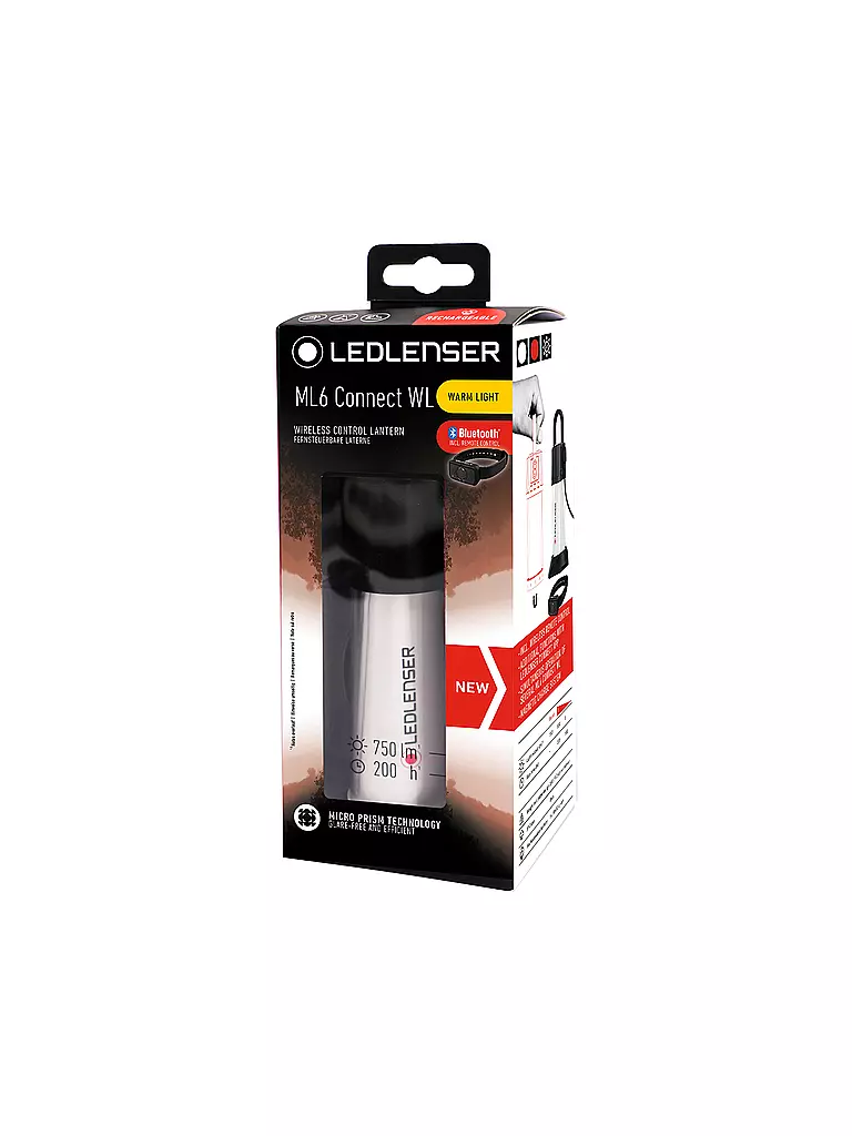 LED LENSER | Smart Laterne ML6 Connect WL | schwarz