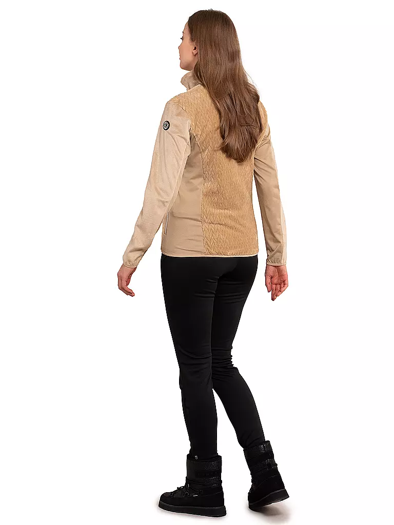 LUHTA | Damen Fleecejacke Ikaala | camel