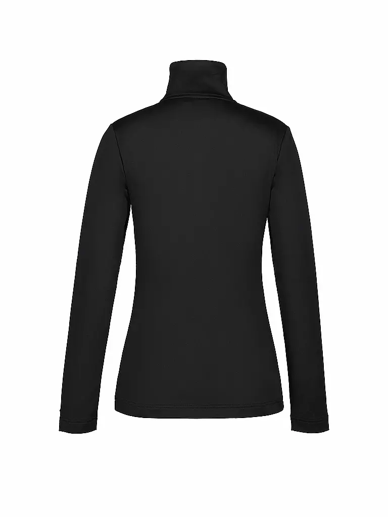 LUHTA | Damen Unterzieh Zipshirt Hangist | schwarz