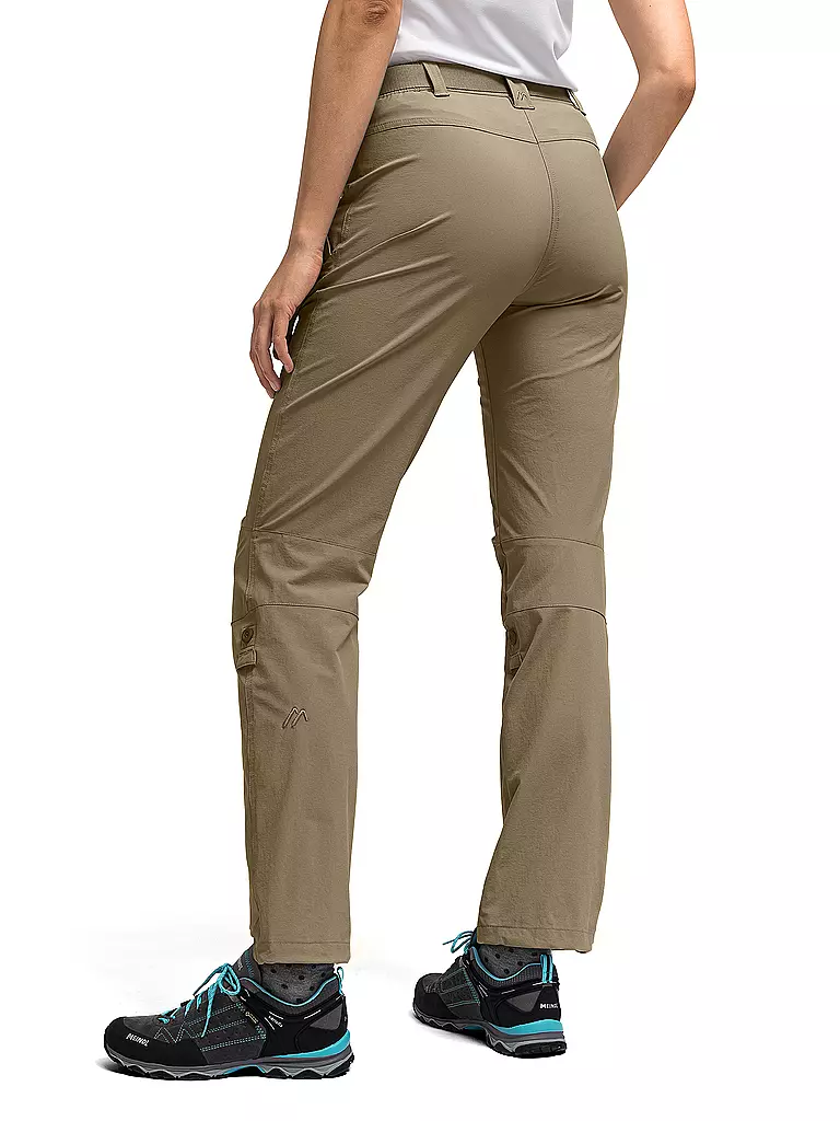 MAIER | Damen Wanderhose Lulaka Roll Up | beige