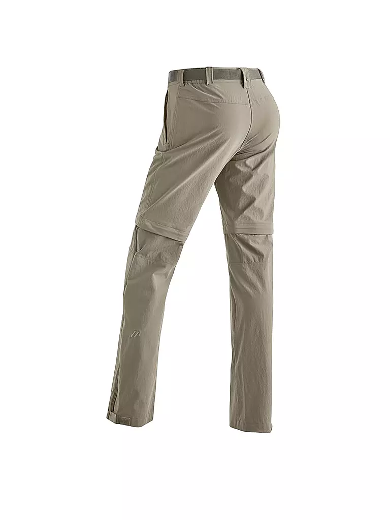 MAIER | Damen Wanderhose Nata ZipOff | beige