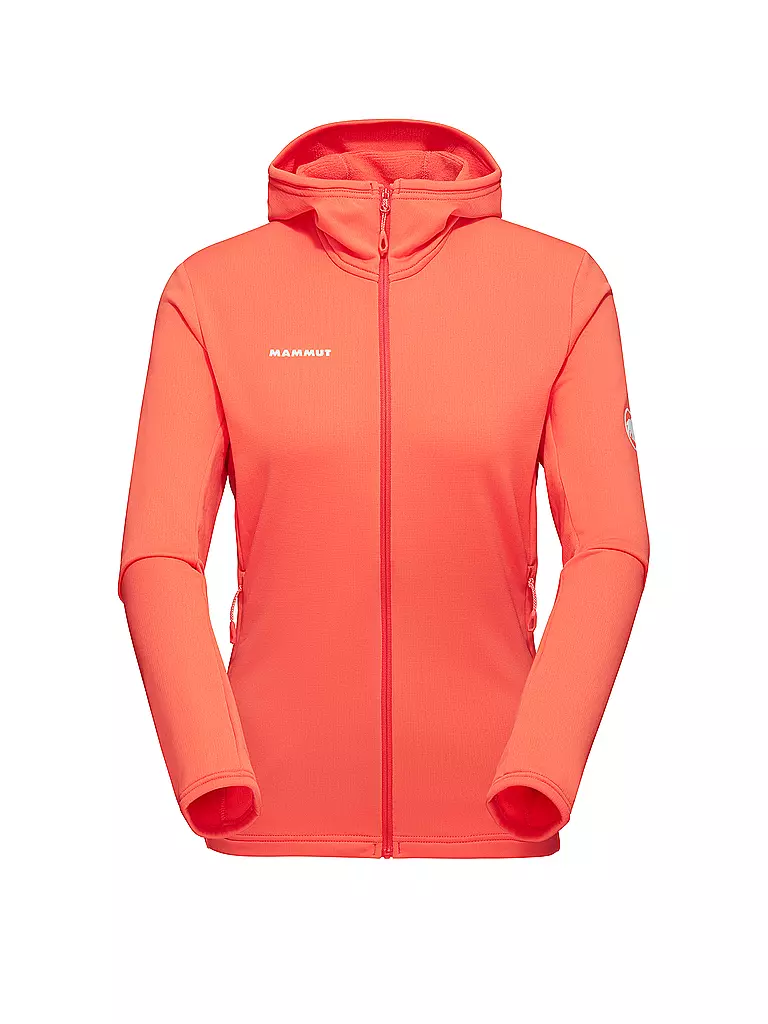 MAMMUT | Damen Fleecejacke Aconcagua Light ML Hoodie | koralle