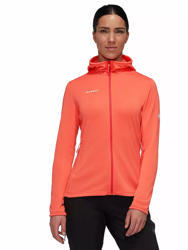 MAMMUT | Damen Fleecejacke Aconcagua Light ML Hoodie | koralle