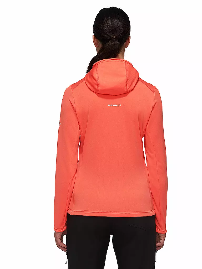 MAMMUT | Damen Fleecejacke Aconcagua Light ML Hoodie | koralle