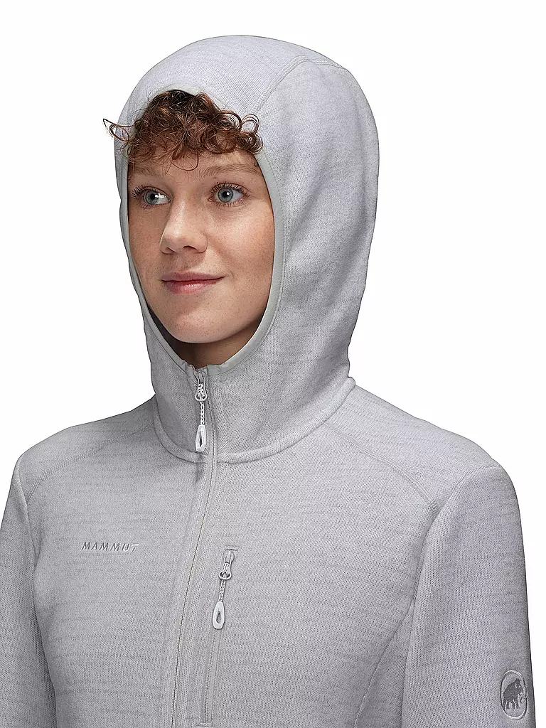 MAMMUT | Damen Fleecejacke Arctic IV Hoodie | hellgrau