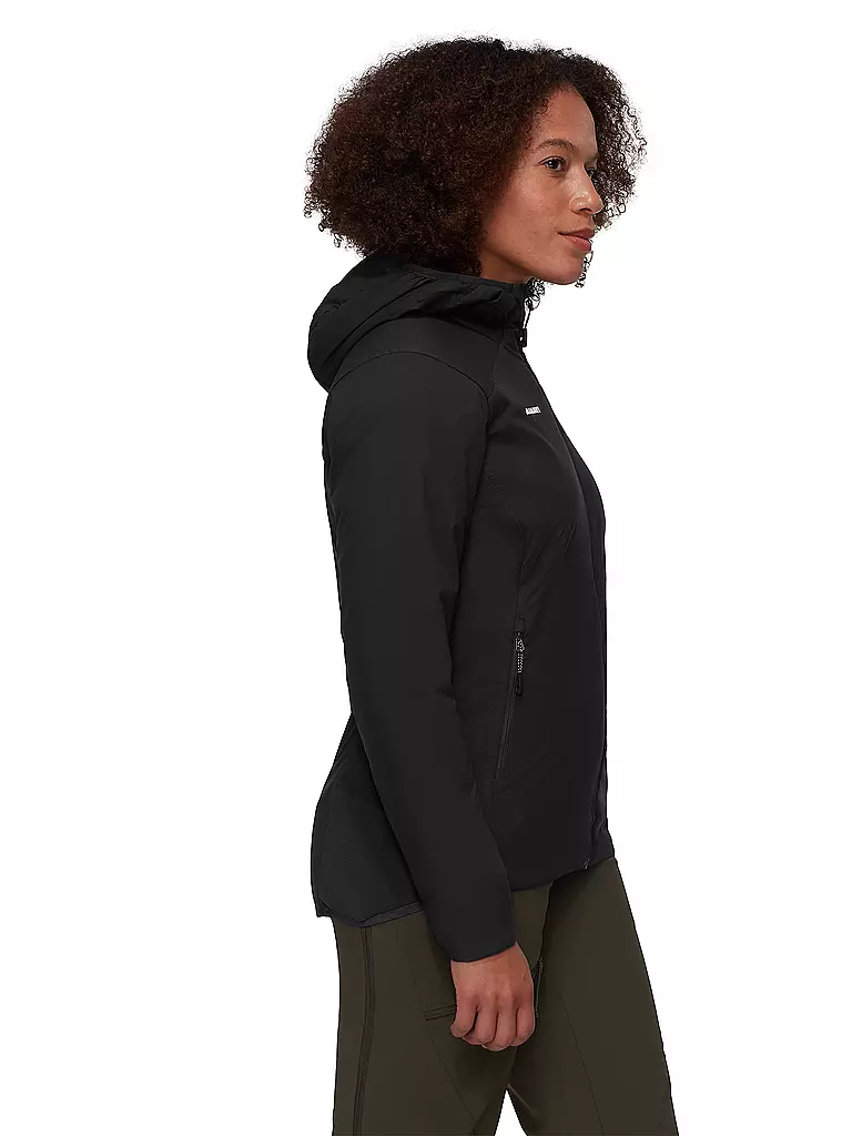 MAMMUT | Damen Isolationsjacke Rime Light IN Flex Hooded | schwarz