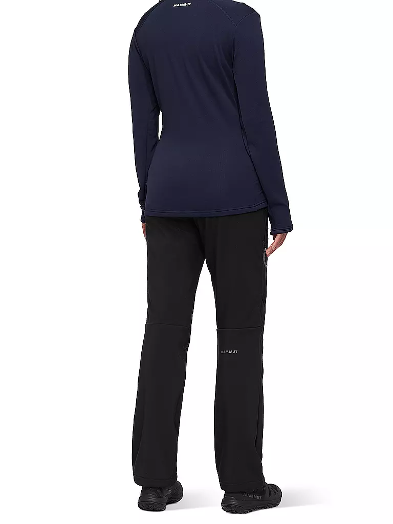 MAMMUT | Damen Softshell Wanderhose Rundbold Winter | schwarz