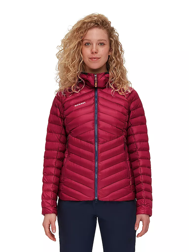 MAMMUT | Damen Touren Isojacke Broad Peak Down Hoodie | dunkelrot