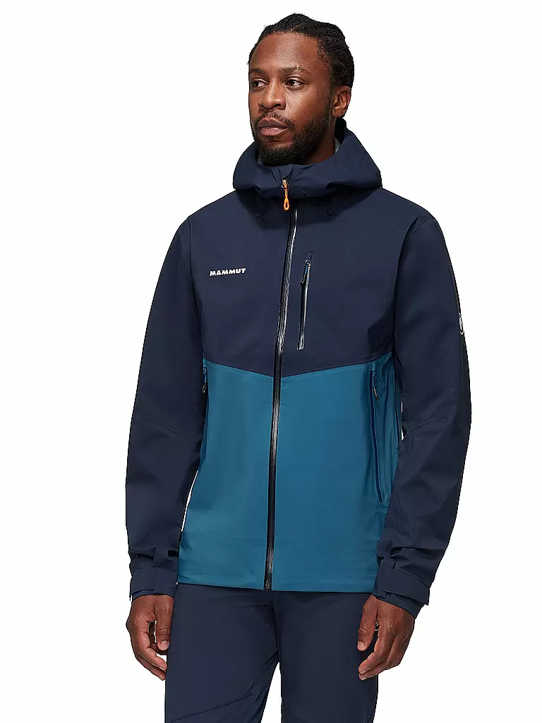 MAMMUT | Herren Wanderjacke Alto Guide HS Hooded  | dunkelblau