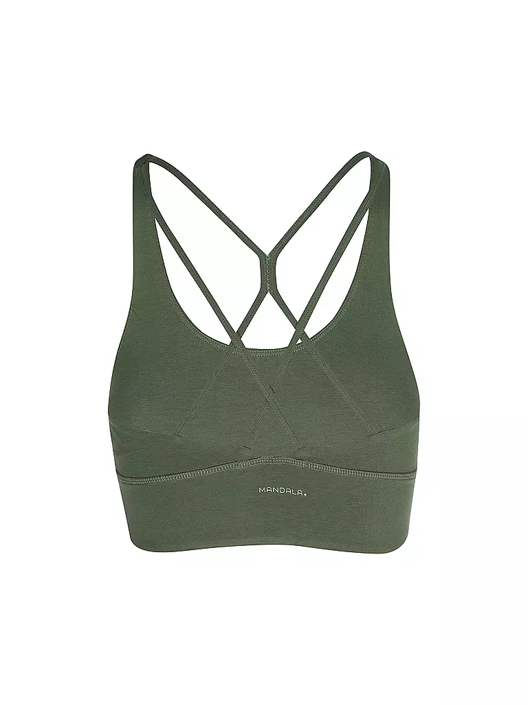 MANDALA | Damen Sport-BH New Studio Low Support | dunkelgrün